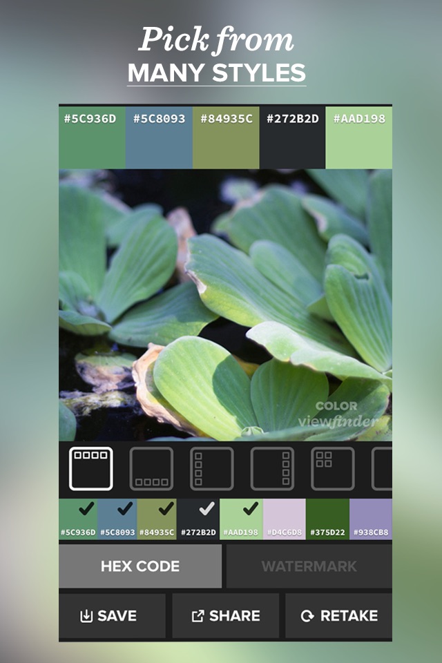 Color Viewfinder - palette screenshot 2