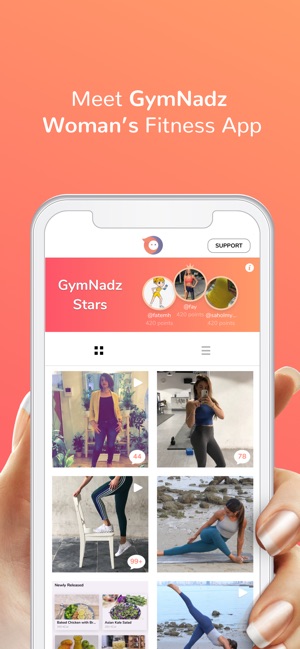 GymNadz - Women's Fitness App