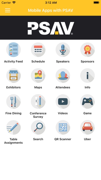 PSAV Events App