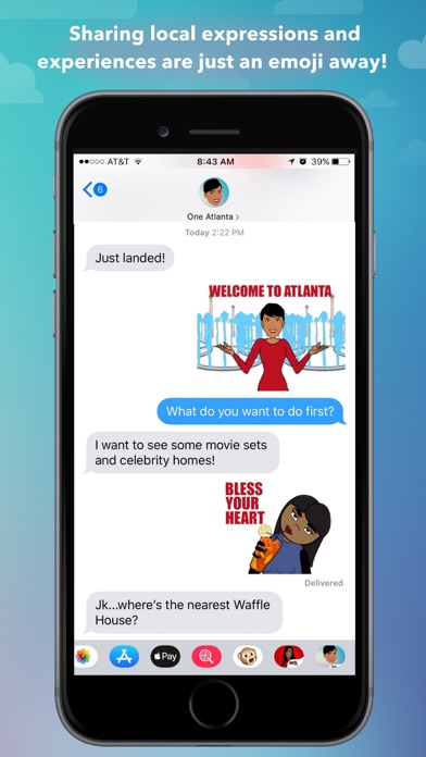 How to cancel & delete One Atlanta Emojis from iphone & ipad 4