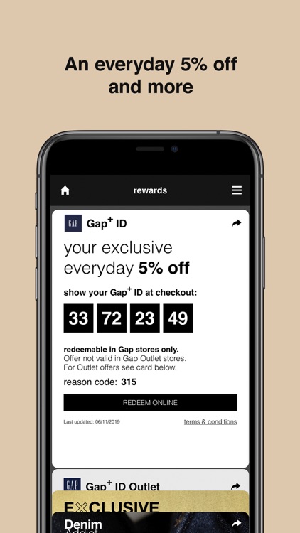 gap outlet offers