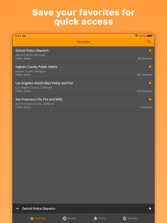 iPad Image of Police Scanner Radio & Fire