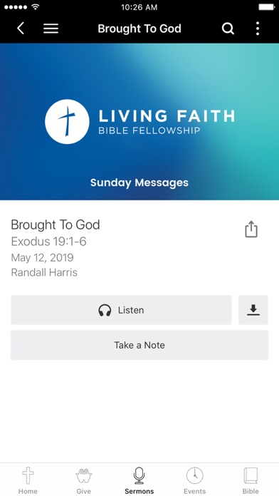 How to cancel & delete Living Faith BF from iphone & ipad 3