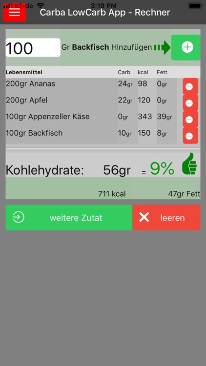 CarbaPro LowCarb screenshot-5