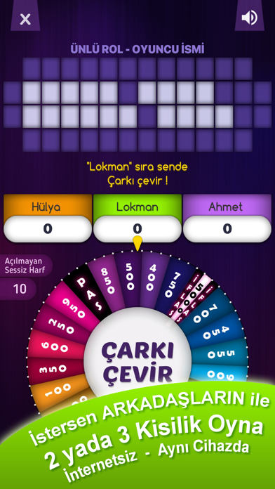 Çarkıfelek Türkçe Mobil screenshot 3