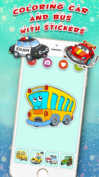 Bus Tempo Coloring for Child screenshot-3