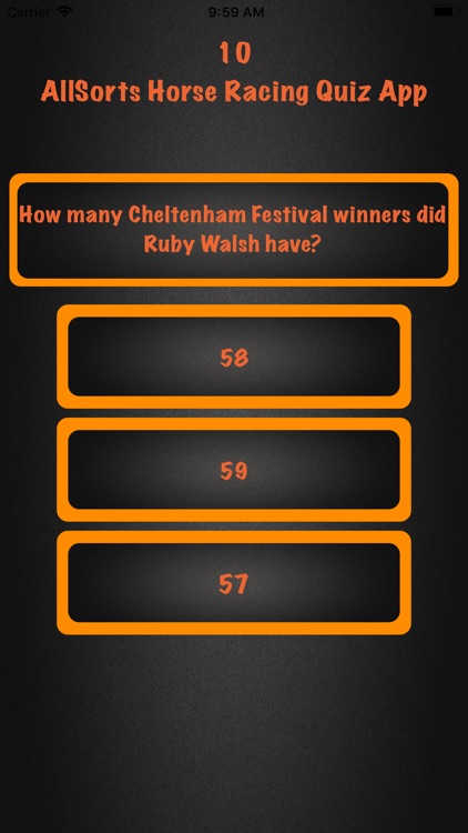 Horse Racing Quiz