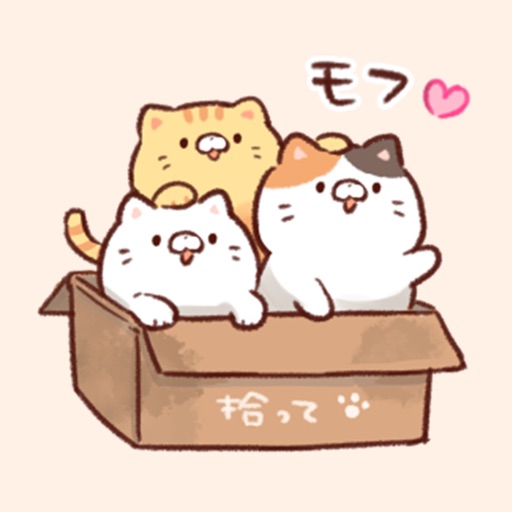 Soft and cute cats icon