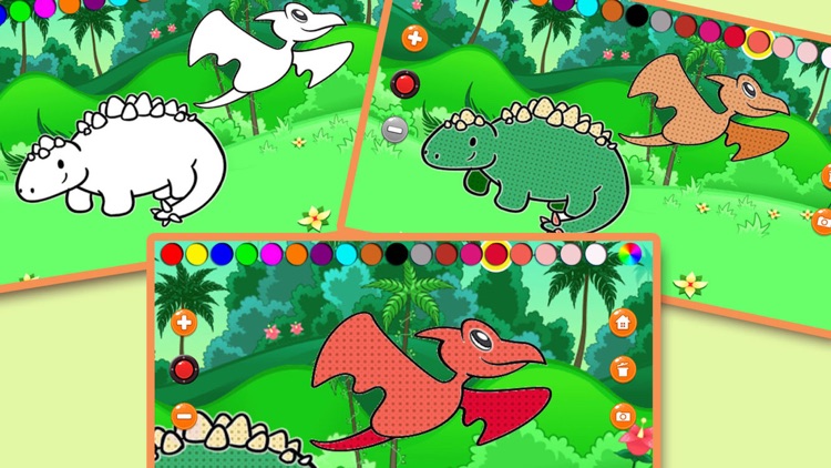 Funny Coloring For Dinosaur