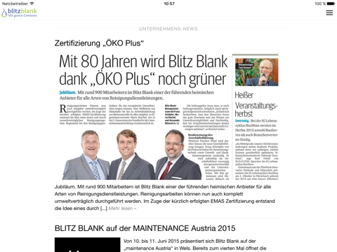 myBlitzBlank App - náhled