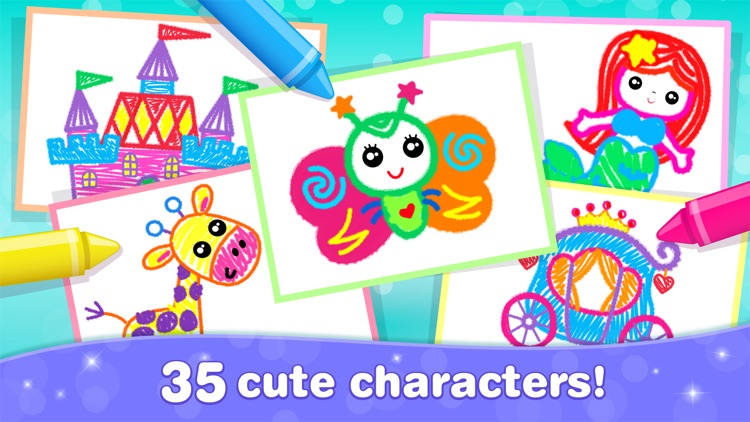 Kids Drawing Games for Girls 4 screenshot-6