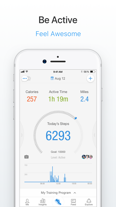 Pacer - Pedometer plus Weight Loss and BMI Tracker screenshot