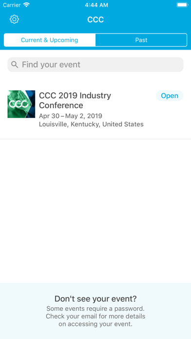How to cancel & delete CCC Industry Conference App from iphone & ipad 1