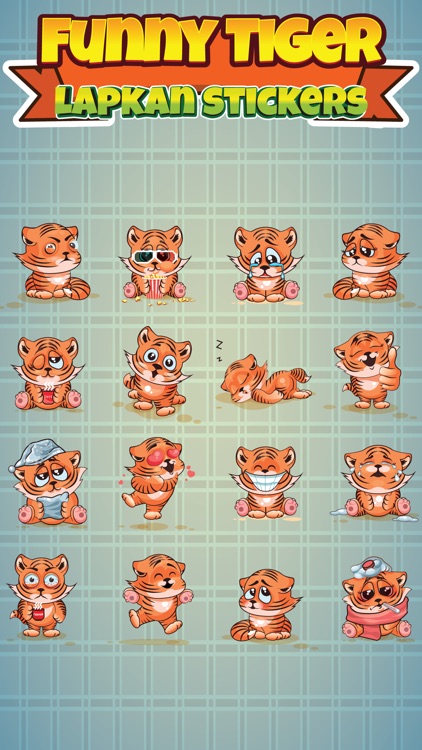 Sticker Me: Funny Tiger