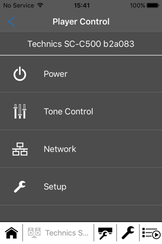 Technics Music App - náhled