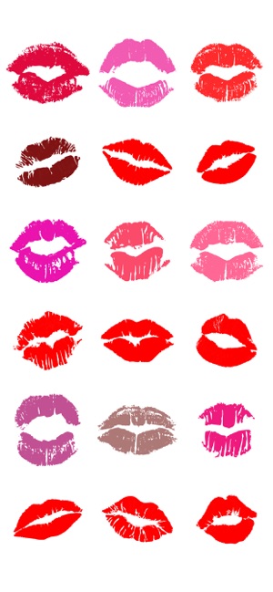 Lipstick Kiss Marks Stickers(圖2)-速報App