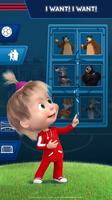 Masha and the Bear Soccer game screenshot 4