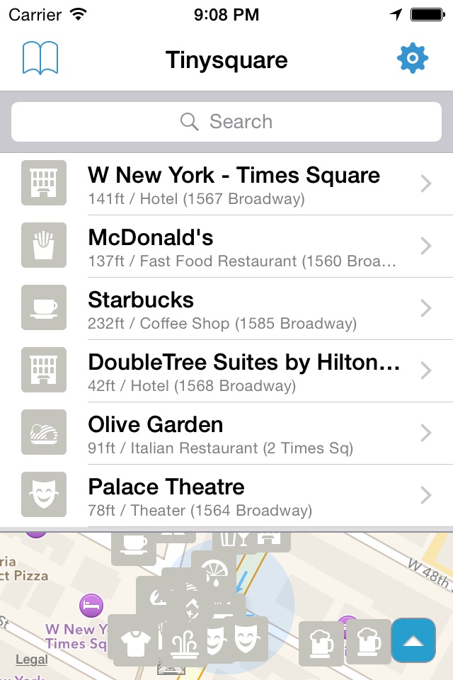 Tinysquare for Foursquare screenshot 2