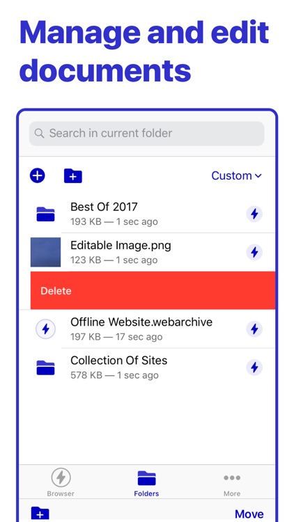 Bolt Browser and Documents