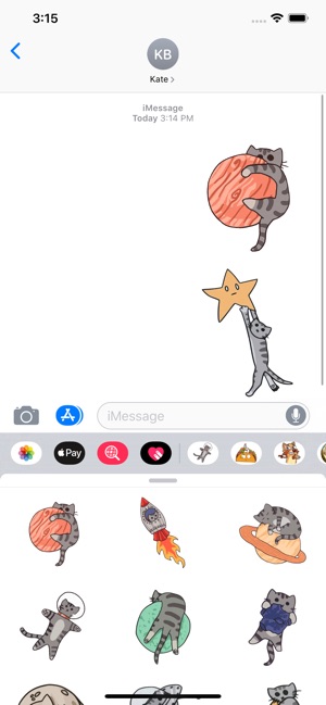 Space Kitty Sticker Pack(圖2)-速報App