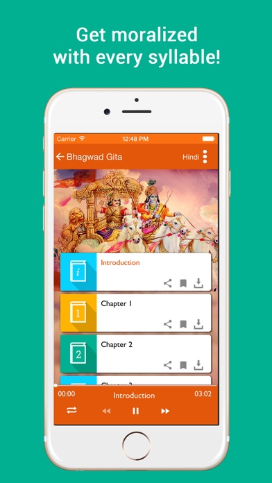 How to cancel & delete Bhagwad Gita from iphone & ipad 3