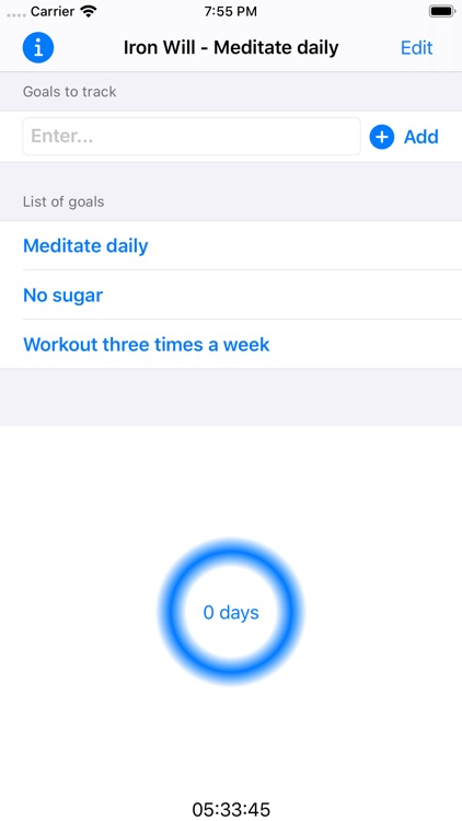 Goal Tracker - Iron Will screenshot-3