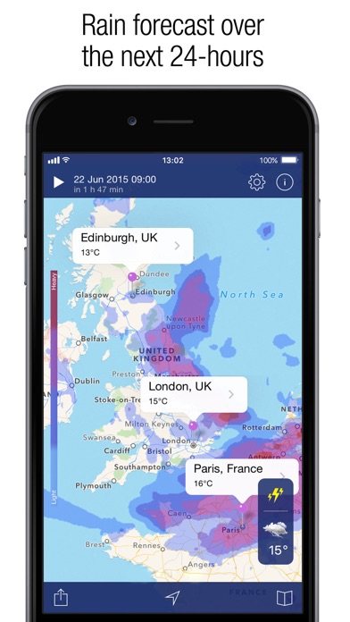 WEATHER RADAR LIVE - FORECAST 3.34 IOS ỨNG DỤNG WEATHER RADAR LIVE - FORECAST 3.34 IOS