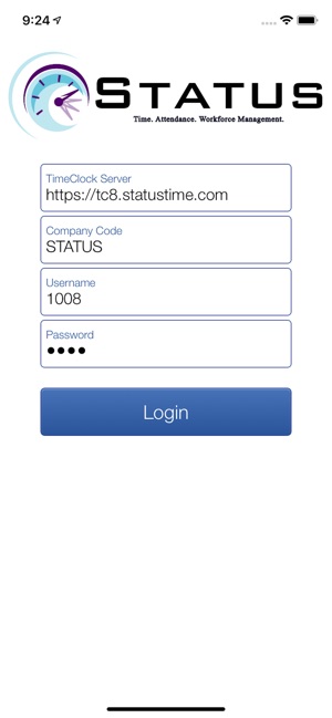 Status Time and Attendance