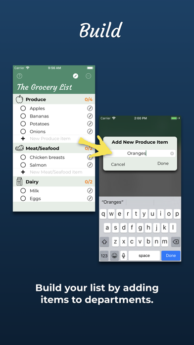 The Grocery List : Mobile screenshot 3