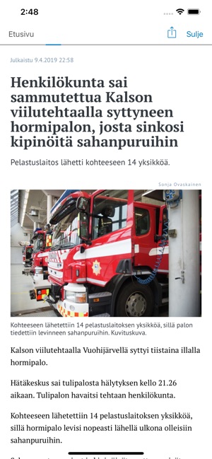 KS - Kouvolan Sanomat(圖2)-速報App