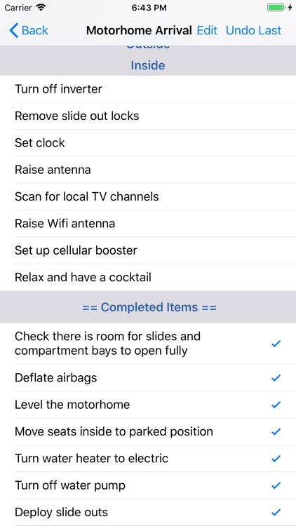 Ultimate RV Checklist screenshot-3