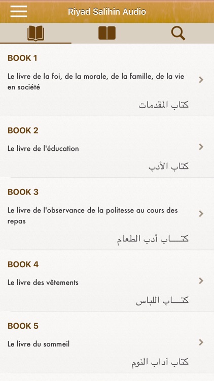 Riyad Salihin Audio : Français