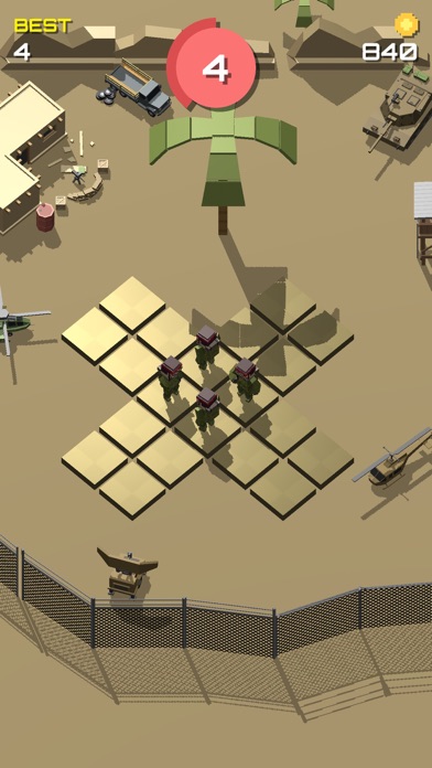 Pixel 3D - Soldier Games screenshot 4