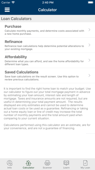 My MVB Mortgage screenshot 2