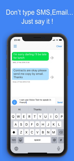 Voice Text をapp Storeで