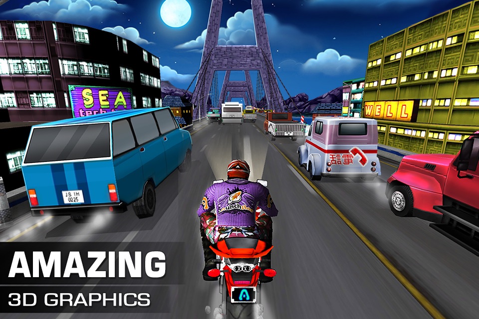 Moto Traffic Rider 3D screenshot 3