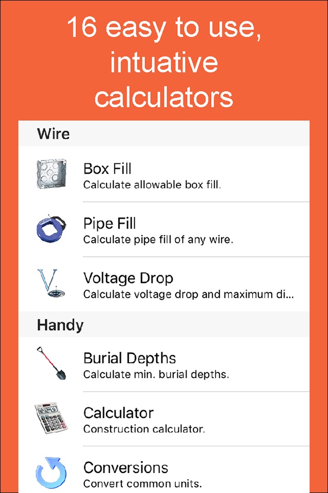 Electrical Calc screenshot 2