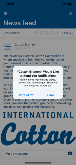 Cotton Conference Bremen(圖1)-速報App