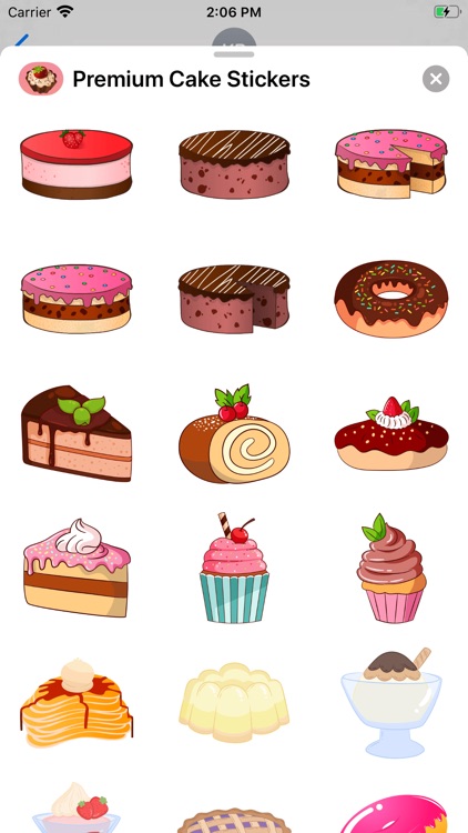 Premium Cake Stickers