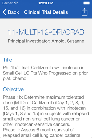 Markey Cancer Clinical Trials - náhled