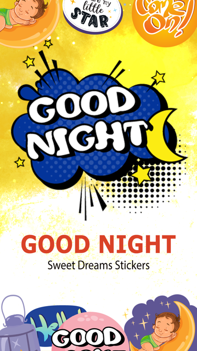 How to cancel & delete Good Night Stickers!! from iphone & ipad 1