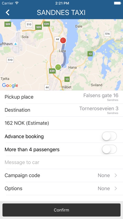 Sandnes Taxi+ screenshot-3