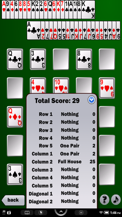 Poker Patience screenshot 3