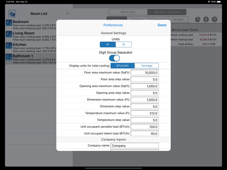 HVAC Residential Load Calcs HD screenshot-9