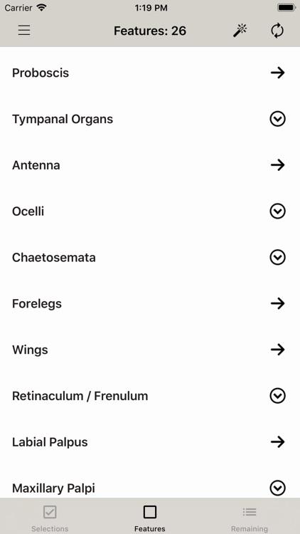 Lepidopteran Families