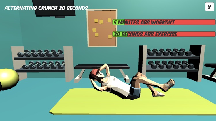 ABS - 5 min Six Pack Workout screenshot-4