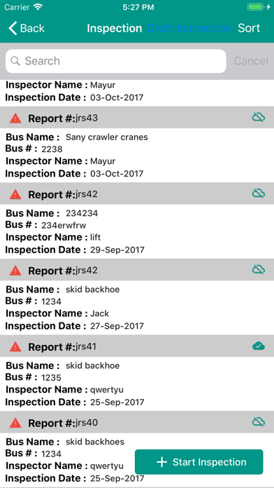 Bus Inspection Maintenance App screenshot 3