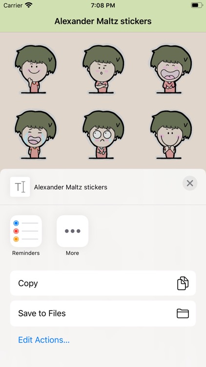 Alexander Maltz stickers screenshot-3