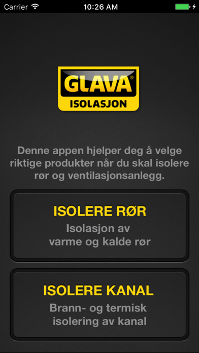 How to cancel & delete Glava – Rør og kanalisolering from iphone & ipad 1