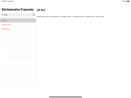 Dictionnaire Français screenshot 3